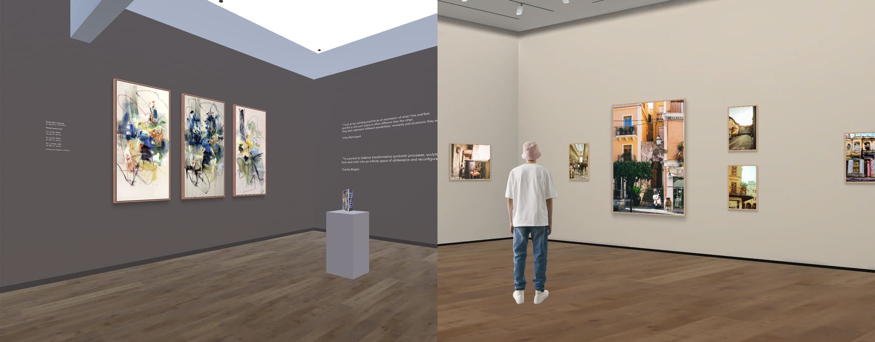 Virtual galleries for art, present your art in 3D‎, art.spaces
